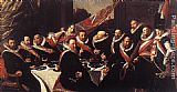 George Canvas Paintings - Banquet of the Officers of the St. George Civic Guard